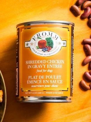 Fromm Four-Star Nutritionals® Shredded Chicken in Gravy Entrée Food for Dogs